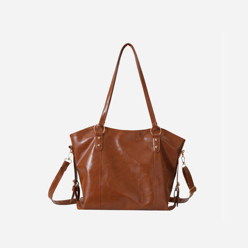 PREORDER- PU Leather Tote Bag