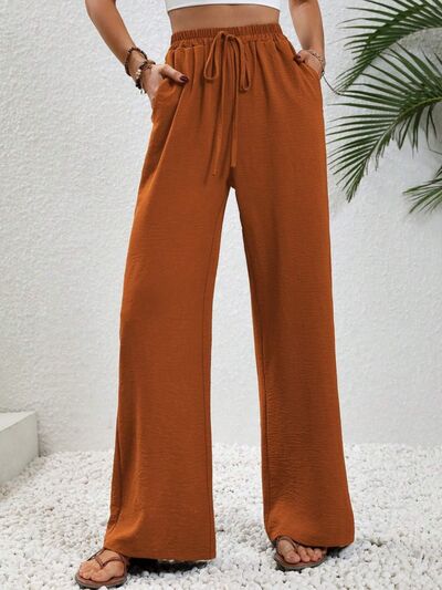 PREORDER- Wide Leg Drawstring Pants