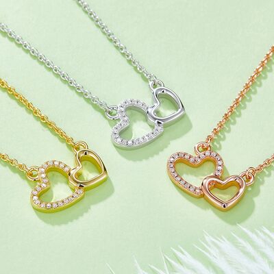 PREORDER- Moissanite 925 Sterling Silver Heart Necklace