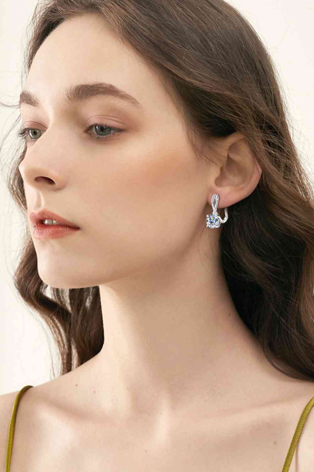 PREORDER- 4 Carat Moissanite 925 Sterling Silver Earrings