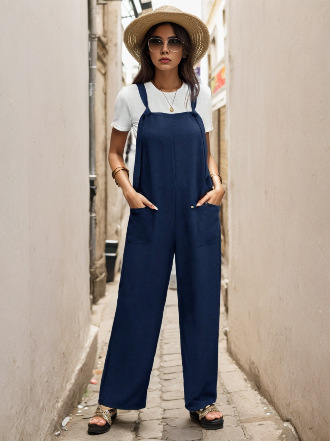 PREORDER- Pocketed Wide Strap Overall