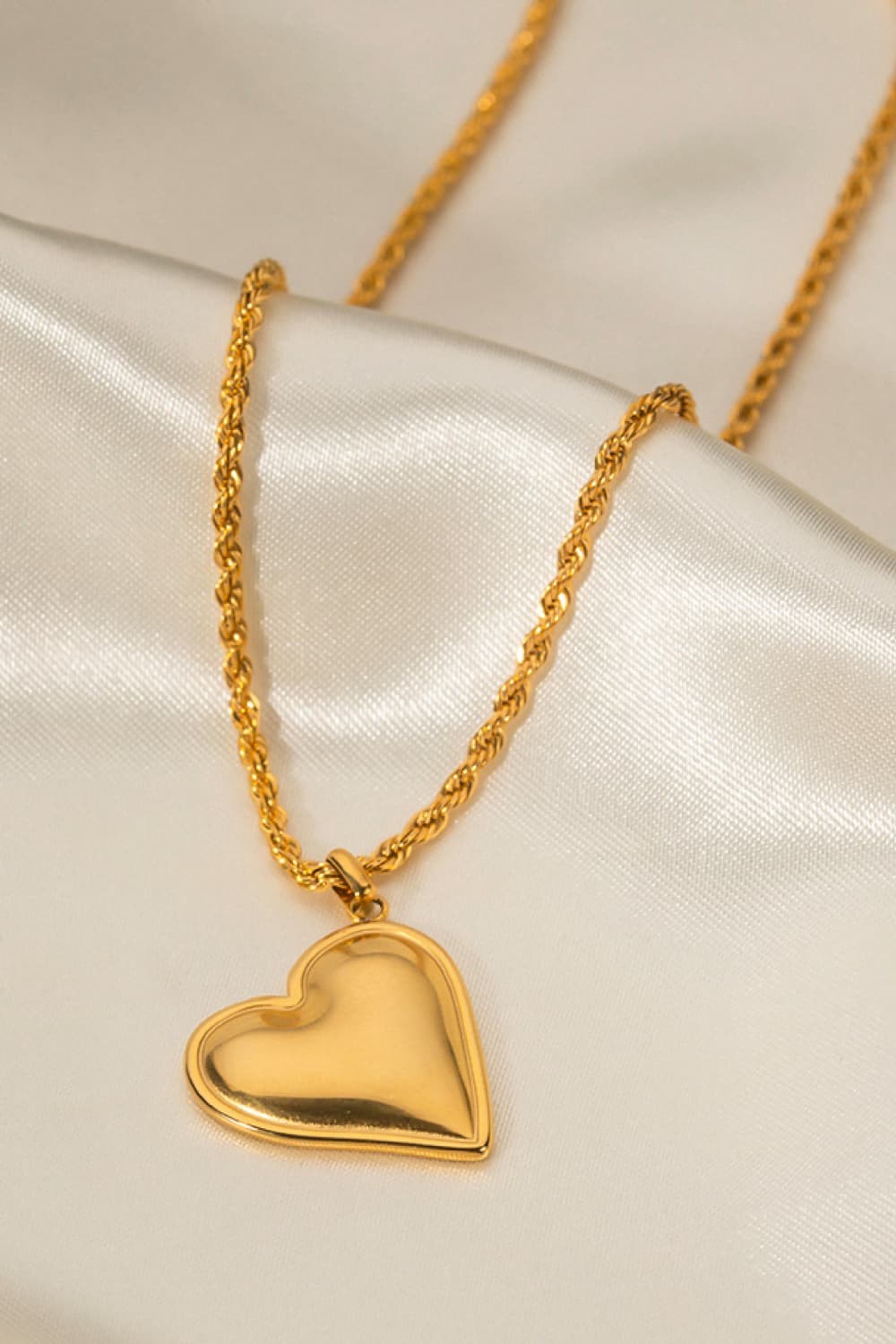 PREORDER- Heart Pendant Copper Necklace