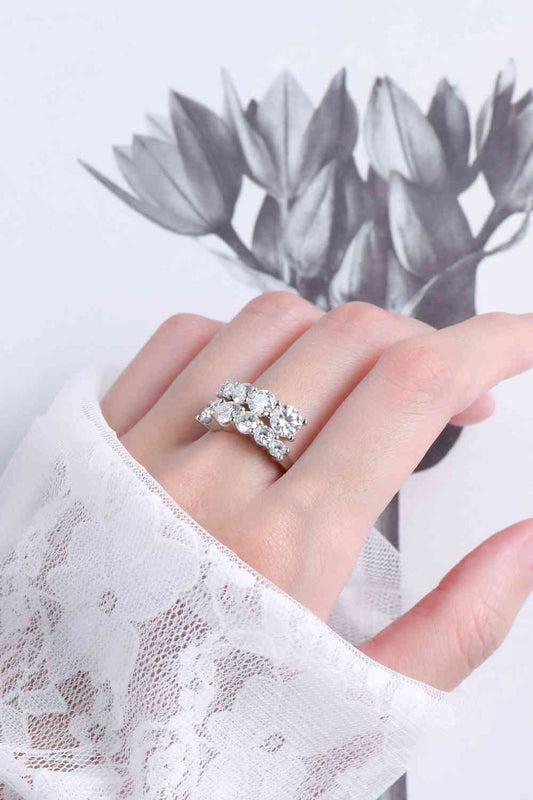 PREORDER- Adored Moissanite 925 Sterling Silver Ring