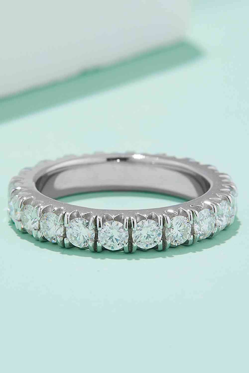 PREORDER- Adored 2.3 Carat Moissanite 925 Sterling Silver Eternity Ring