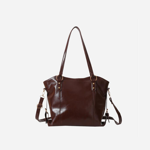 PREORDER- PU Leather Tote Bag