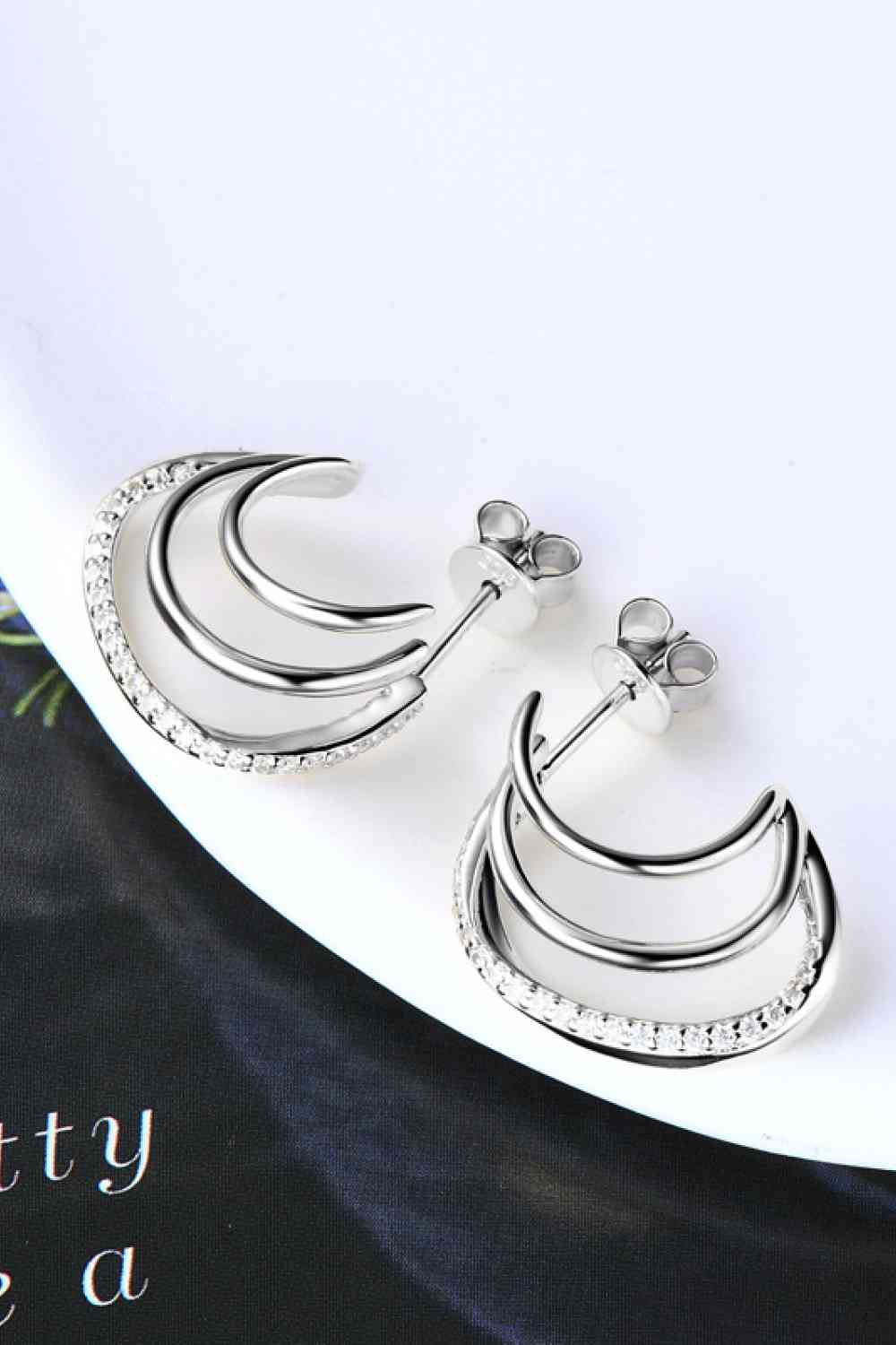 PREORDER- Moissanite 925 Sterling Silver Earrings