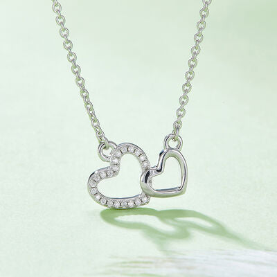 PREORDER- Moissanite 925 Sterling Silver Heart Necklace