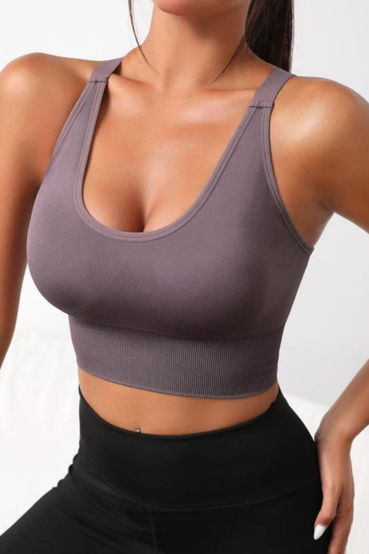 PREORDER- Scoop Neck Long Active Bra