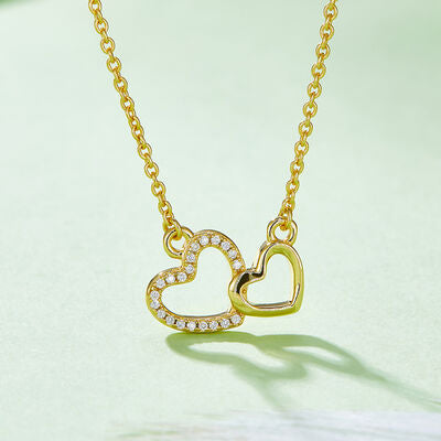 PREORDER- Moissanite 925 Sterling Silver Heart Necklace