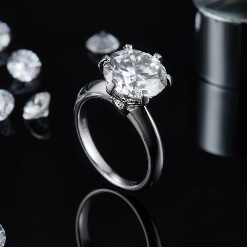 PREORDER- 5 Carat Moissanite 925 Sterling Silver Ring