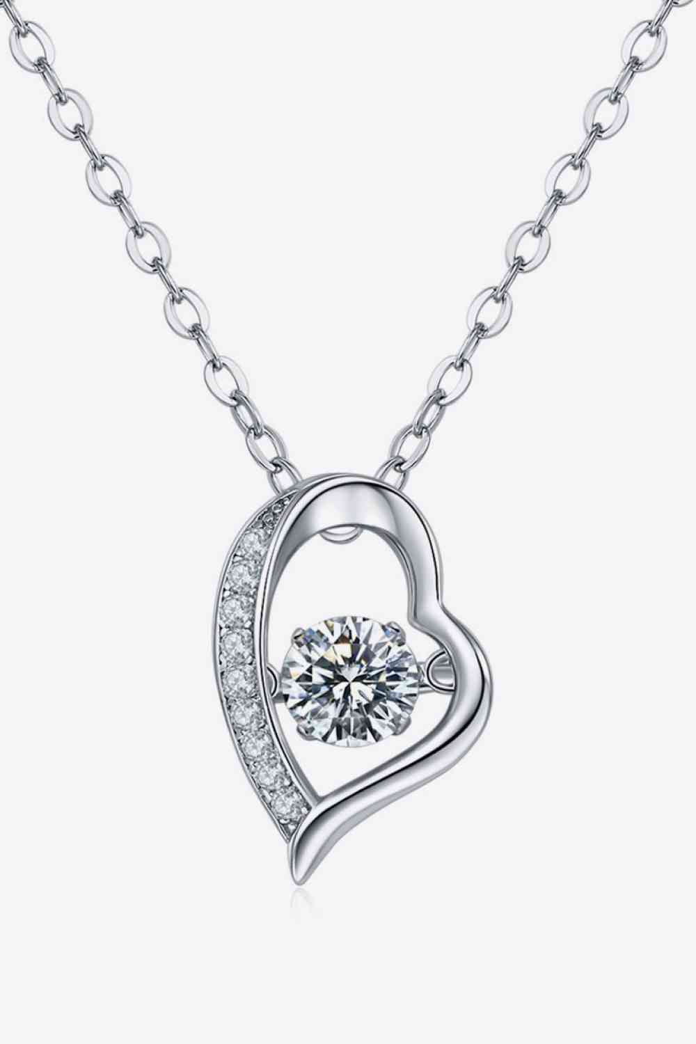 PREORDER- 925 Sterling Silver Moissanite Pendant Necklace