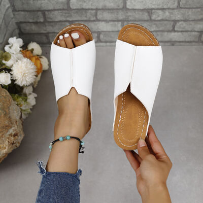 PREORDER- PU Leather Open Toe Sandals