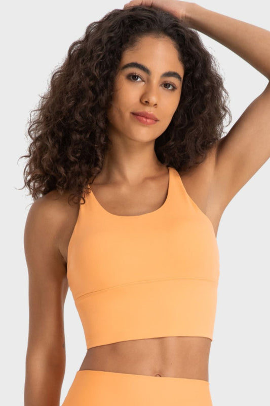 PREORDER- Crisscross Back Ladder Detail Sports Bra