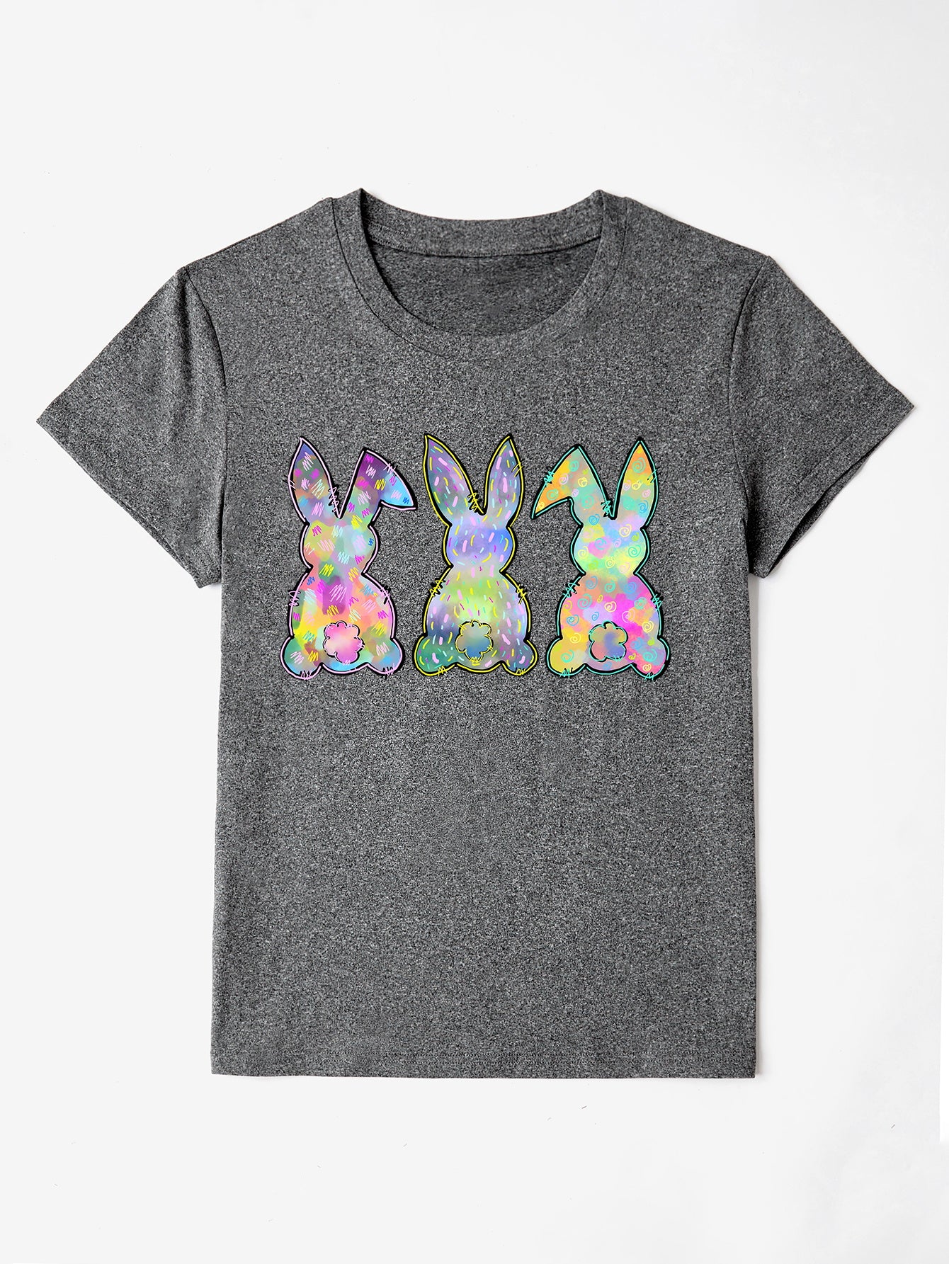 PREORDER- Rabbit Round Neck Short Sleeve T-Shirt