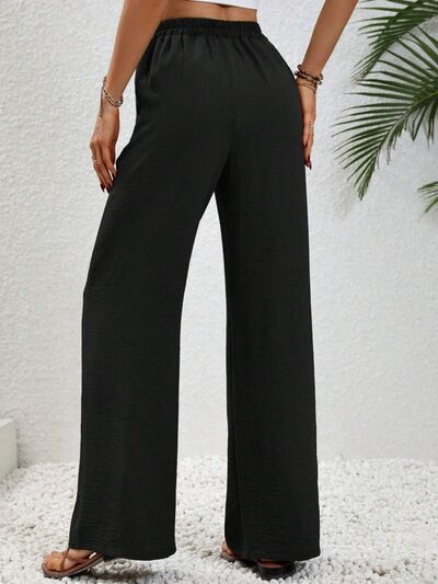 PREORDER- Wide Leg Drawstring Pants