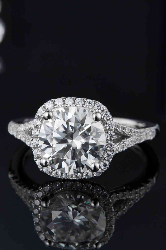 PREORDER- 3 Carat Moissanite Halo Ring