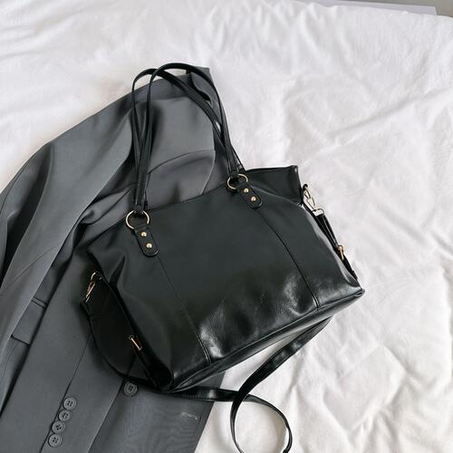 PREORDER- PU Leather Tote Bag