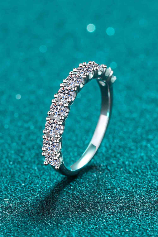 PREORDER- 1 Carat Moissanite Half-Eternity Ring