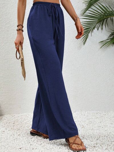 PREORDER- Wide Leg Drawstring Pants