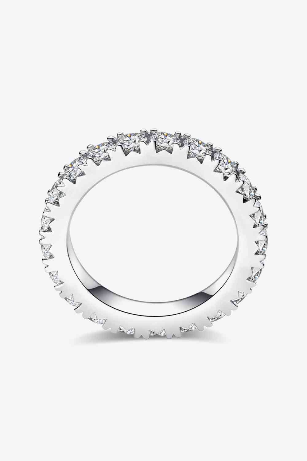 PREORDER- Adored 2.3 Carat Moissanite 925 Sterling Silver Eternity Ring