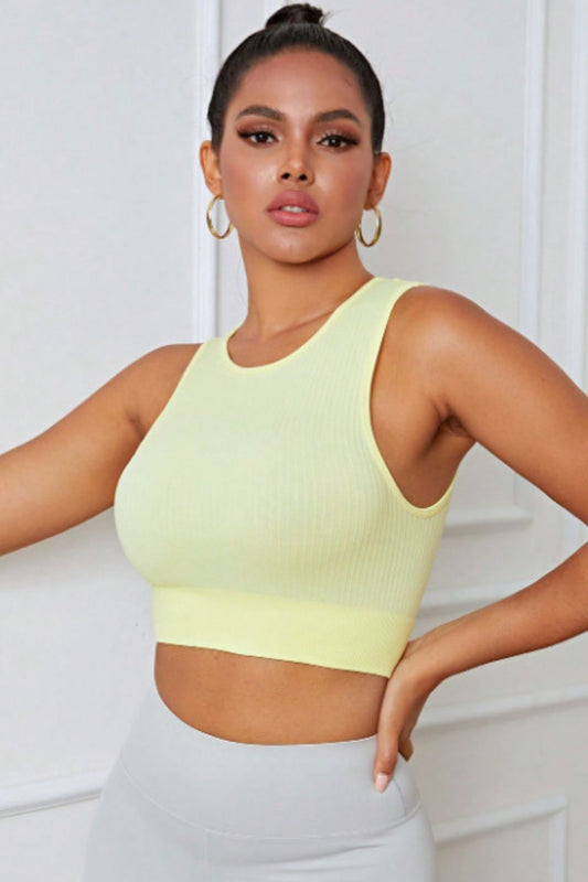 PREORDER- Round Neck Long Active Bra