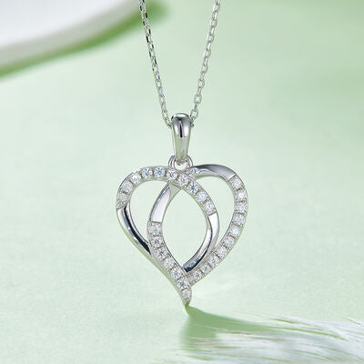 PREORDER- Moissanite 925 Sterling Silver Heart Shape Necklace