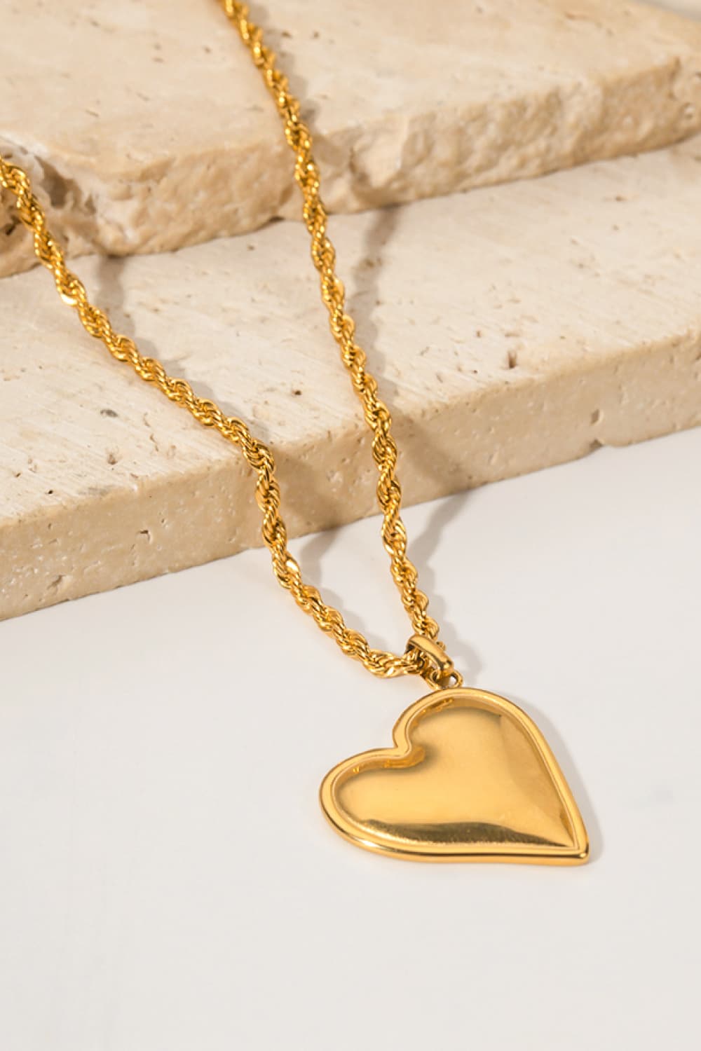 PREORDER- Heart Pendant Copper Necklace