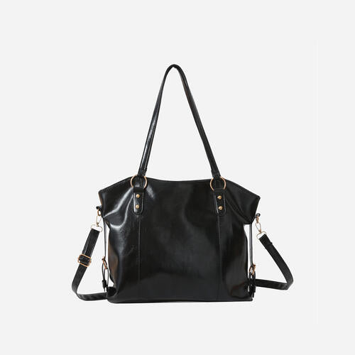 PREORDER- PU Leather Tote Bag