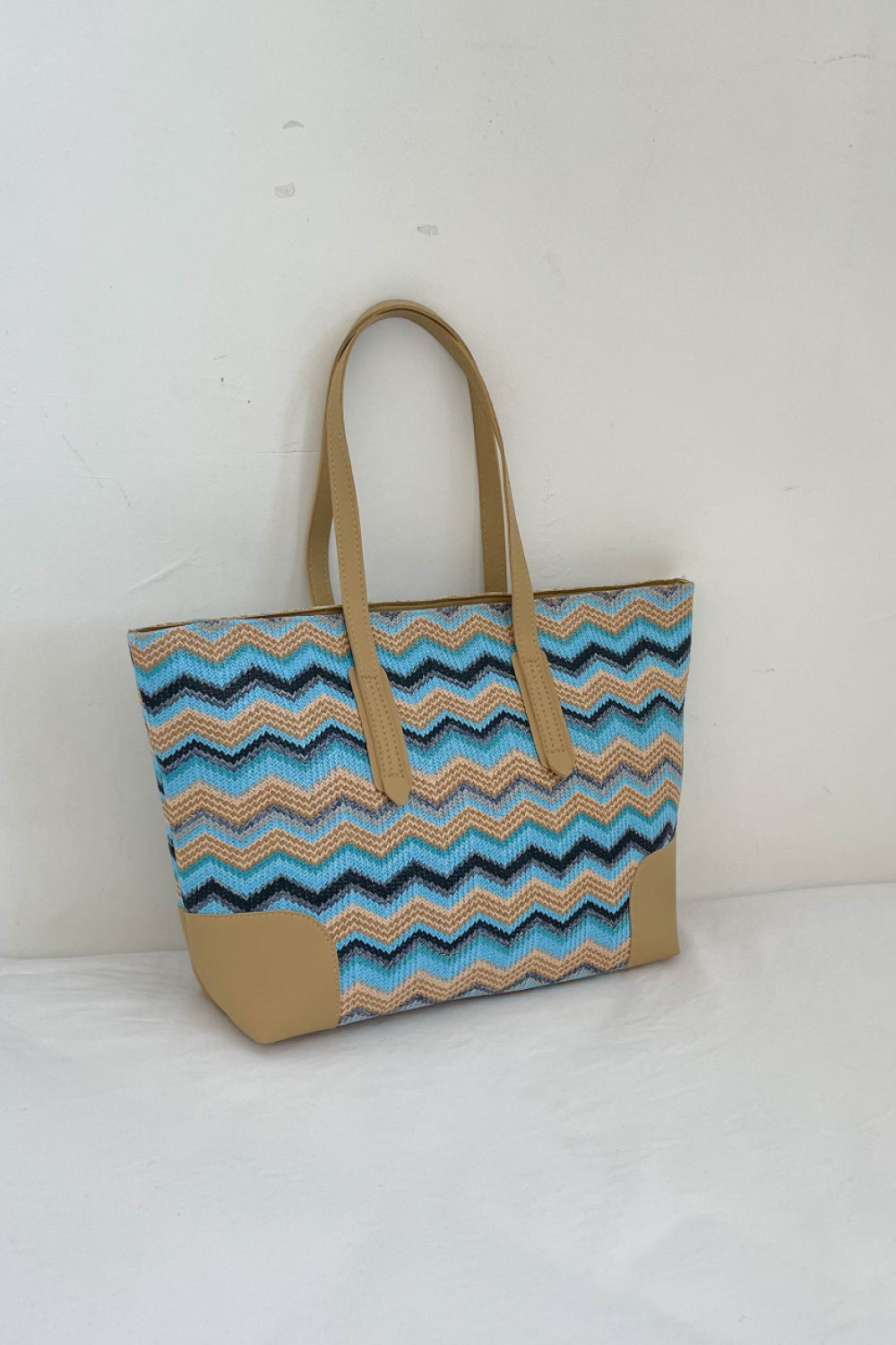 PREORDER- Chevron Straw Tote Bag