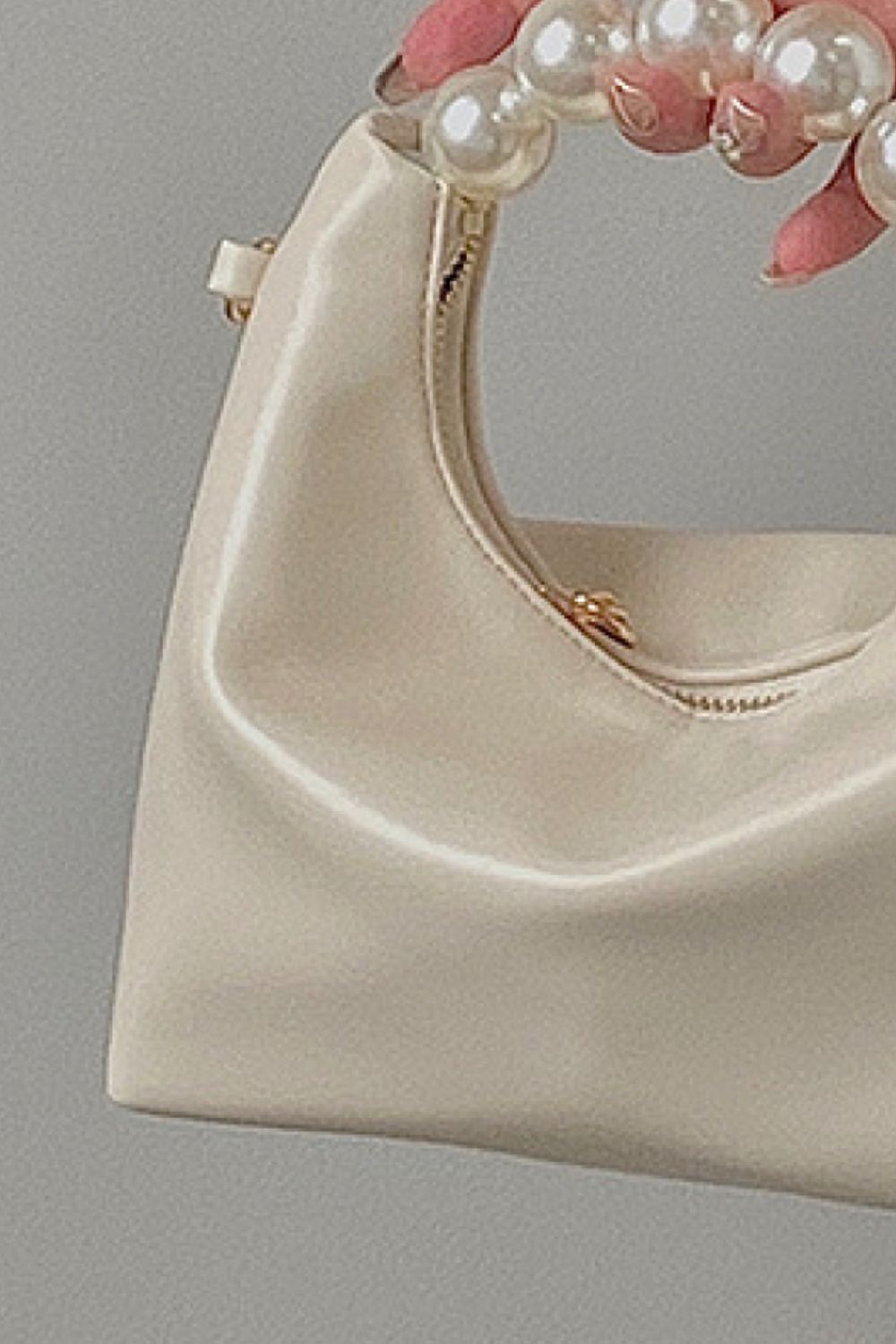 PREORDER- Adored PU Leather Pearl Handbag