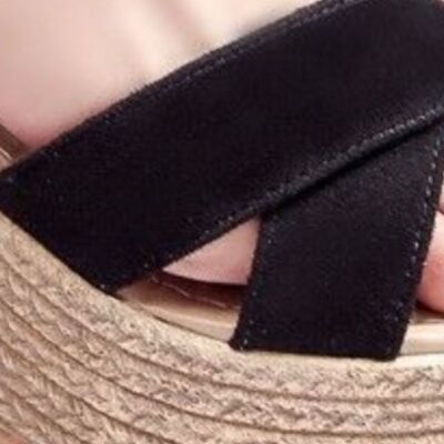 PREORDER- Crisscross Open Toe Wedge Sandals