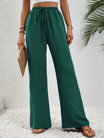 PREORDER- Wide Leg Drawstring Pants