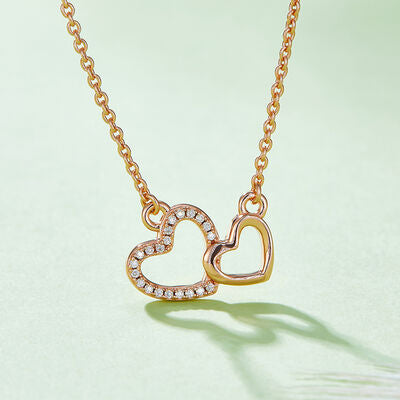 PREORDER- Moissanite 925 Sterling Silver Heart Necklace