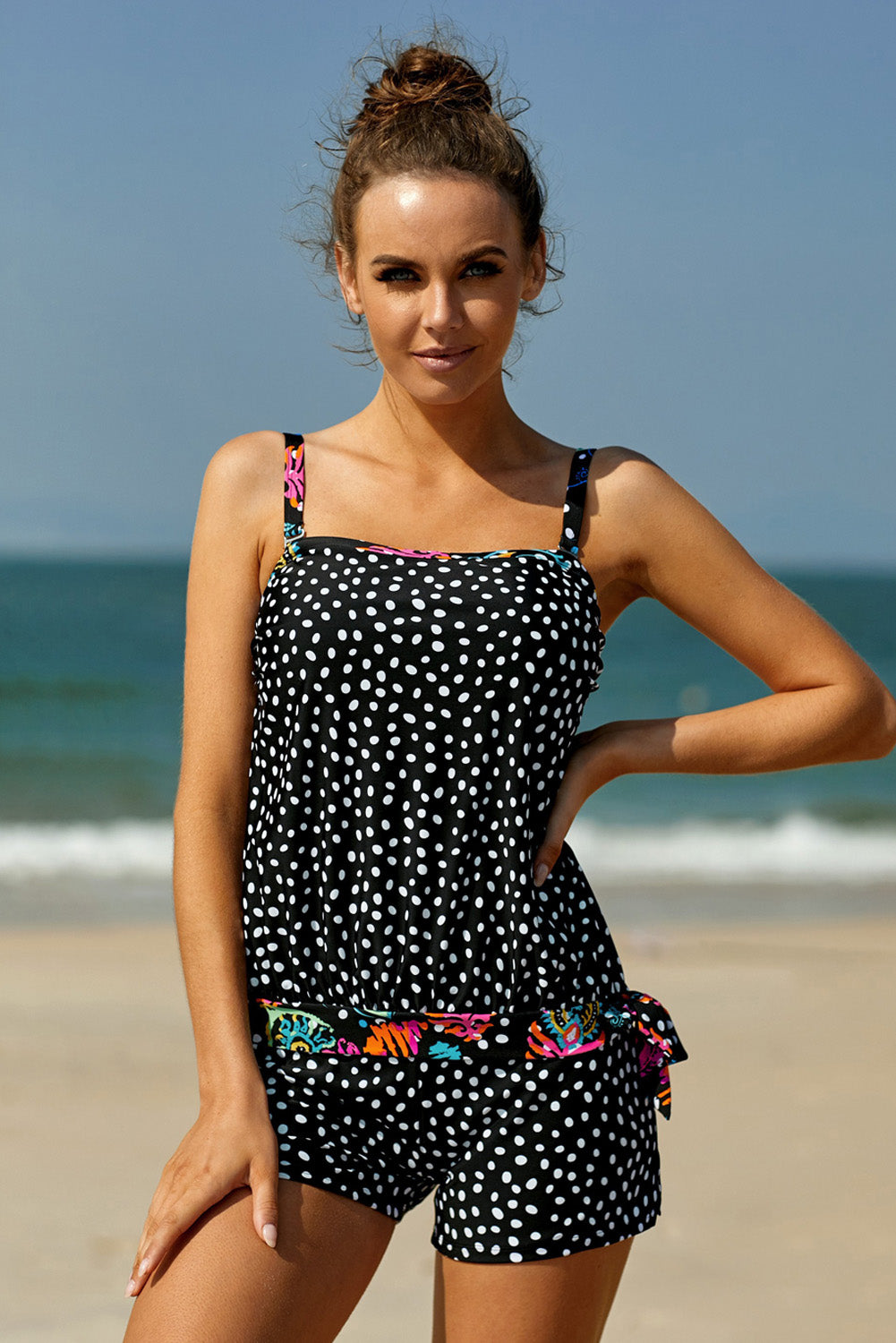 PREORDER- Printed Tied Tankini Set