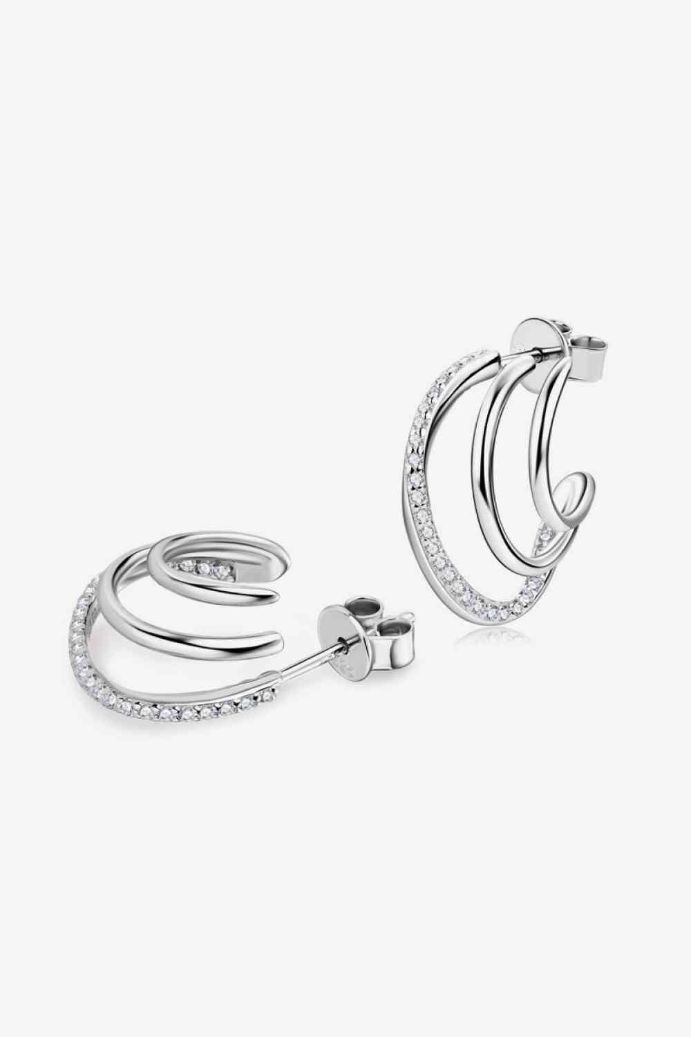 PREORDER- Moissanite 925 Sterling Silver Earrings
