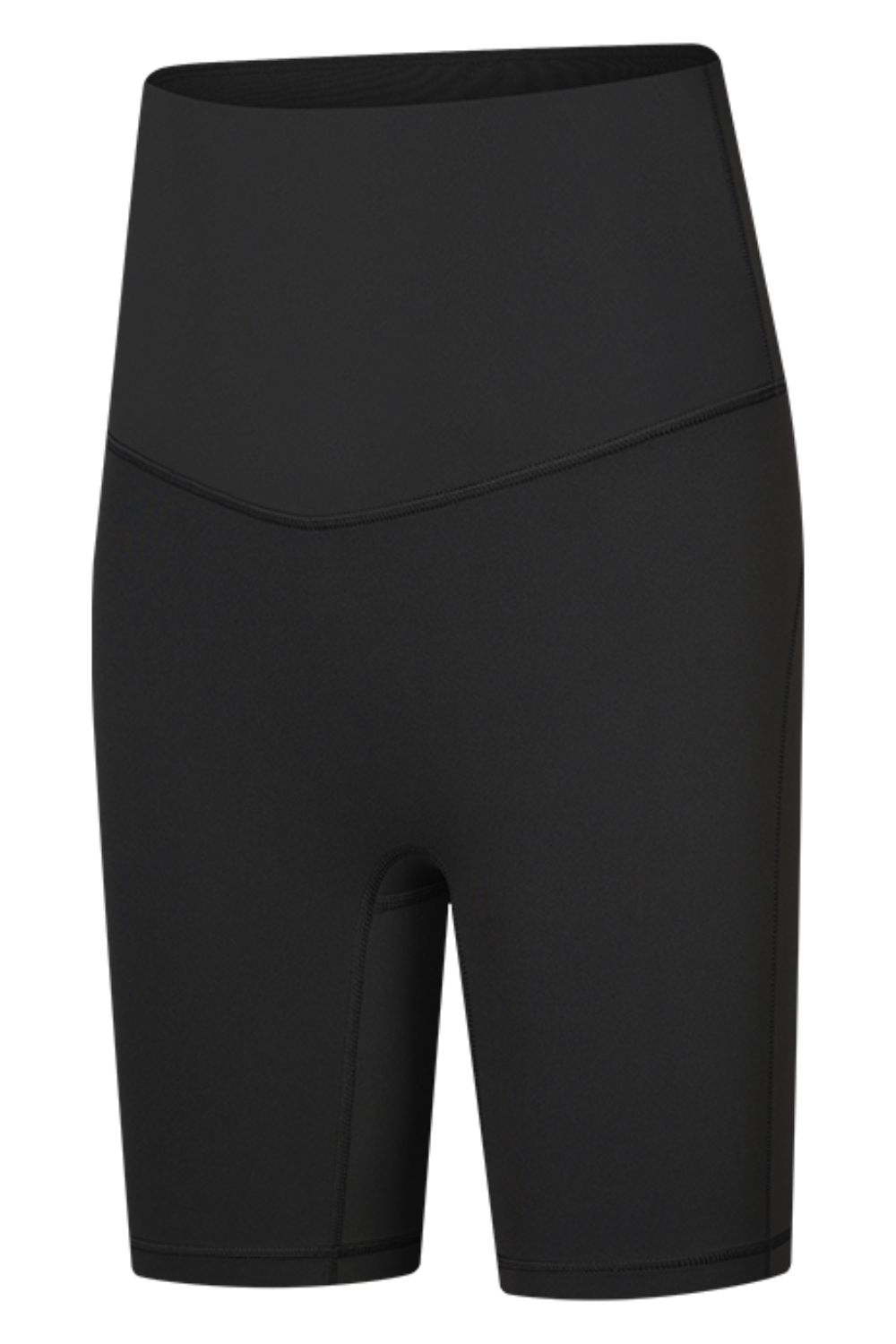 PREORDER- Seamless High-Rise Wide Waistband Biker Shorts