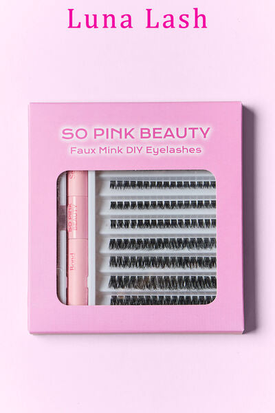 SO PINK BEAUTY Faux Mink Eyelashes Cluster Multipack