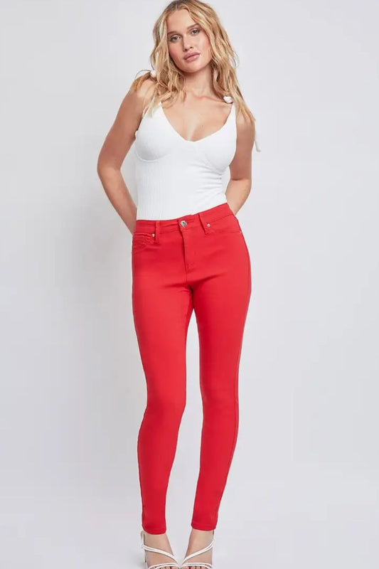 YMI Jeanswear Full Size Hyperstretch Mid-Rise Skinny Pants