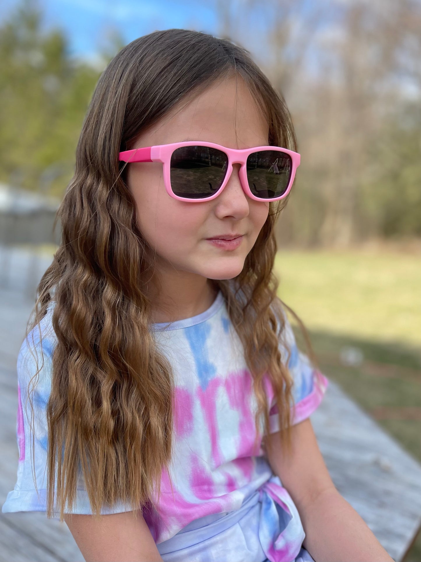 Children Classic Rectangle Polarized Sunglasses