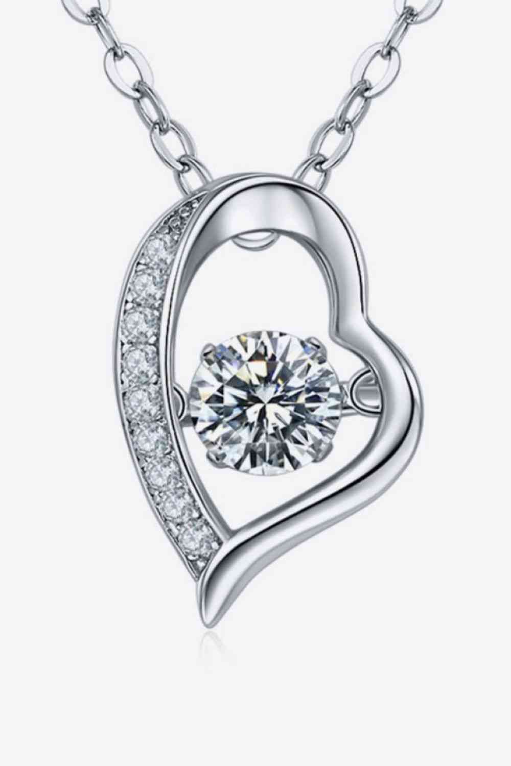PREORDER- 925 Sterling Silver Moissanite Pendant Necklace