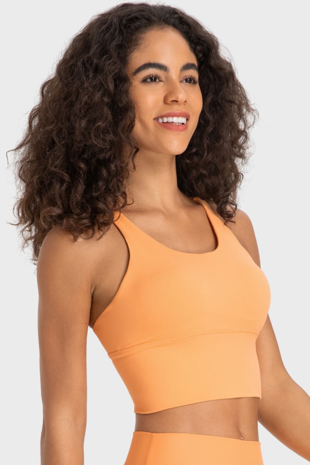 PREORDER- Crisscross Back Ladder Detail Sports Bra