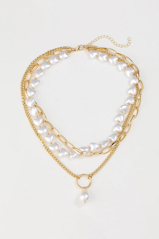 PREORDER- Three-Layered Pearl Necklace