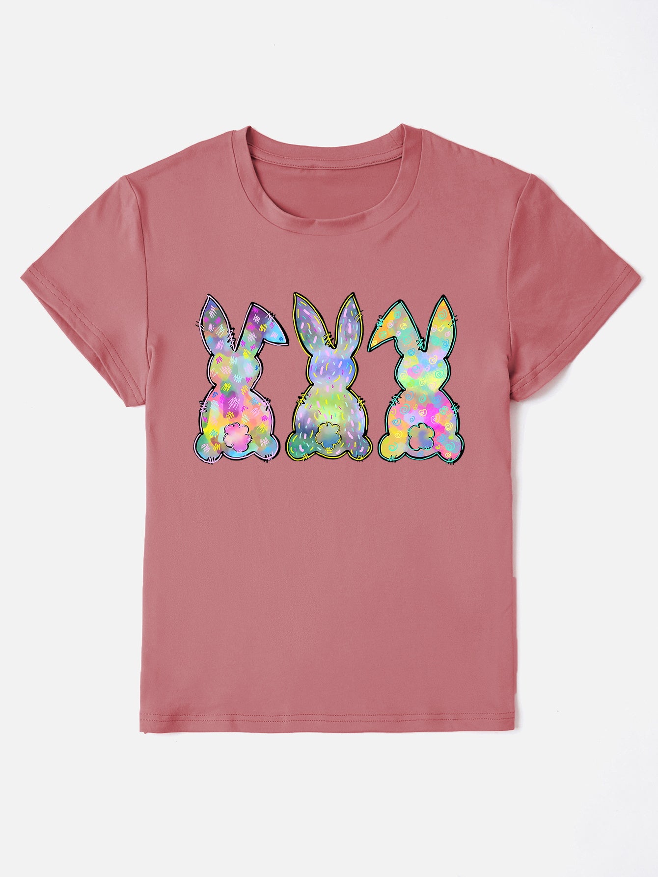 PREORDER- Rabbit Round Neck Short Sleeve T-Shirt