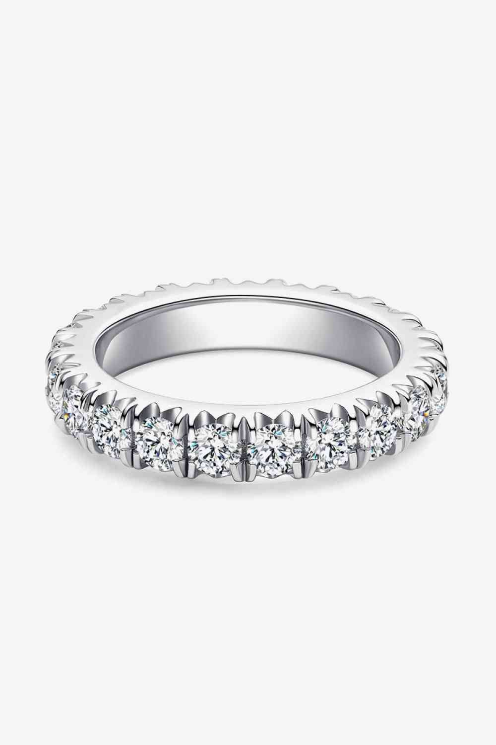 PREORDER- Adored 2.3 Carat Moissanite 925 Sterling Silver Eternity Ring