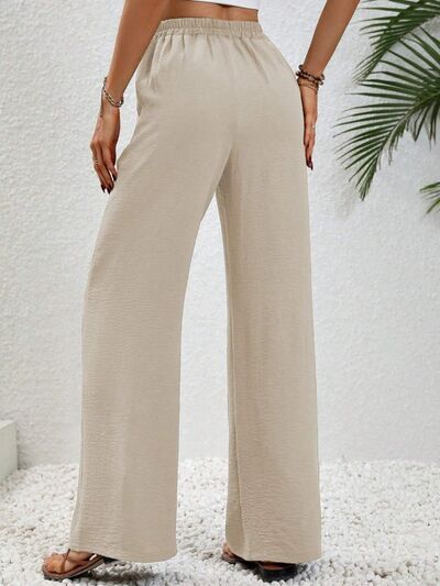 PREORDER- Wide Leg Drawstring Pants