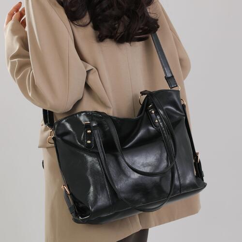 PREORDER- PU Leather Tote Bag