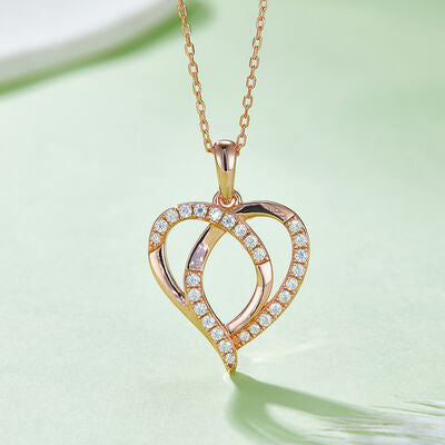 PREORDER- Moissanite 925 Sterling Silver Heart Shape Necklace