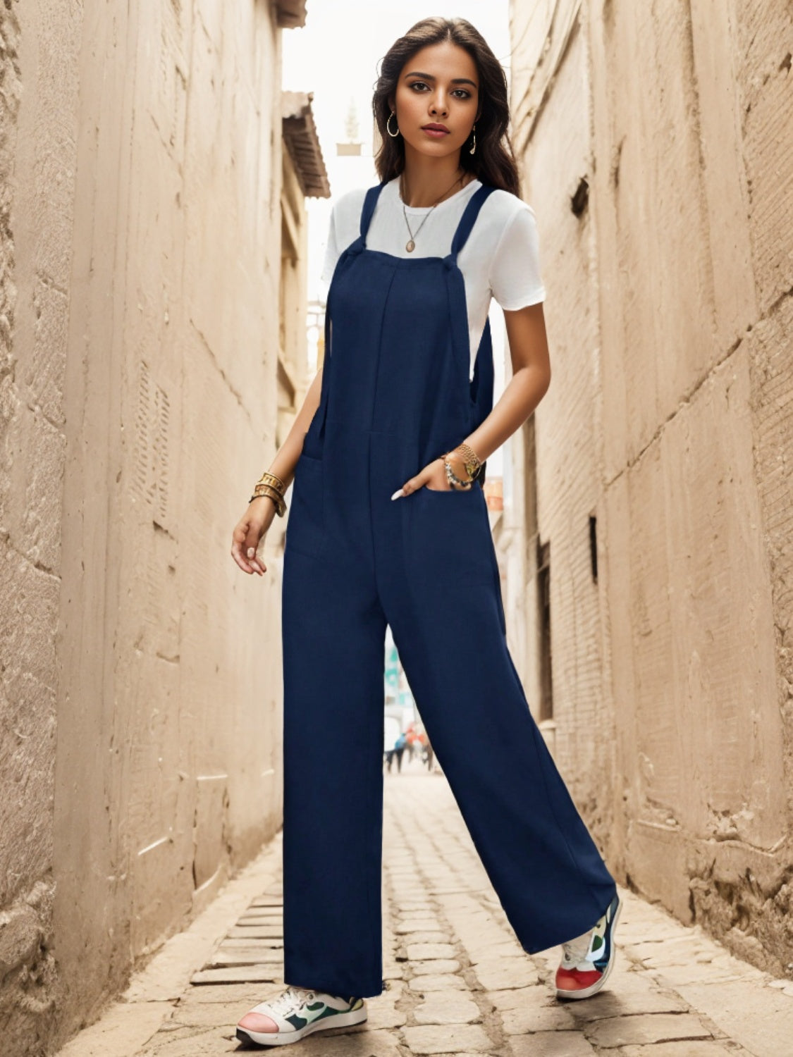 PREORDER- Pocketed Wide Strap Overall