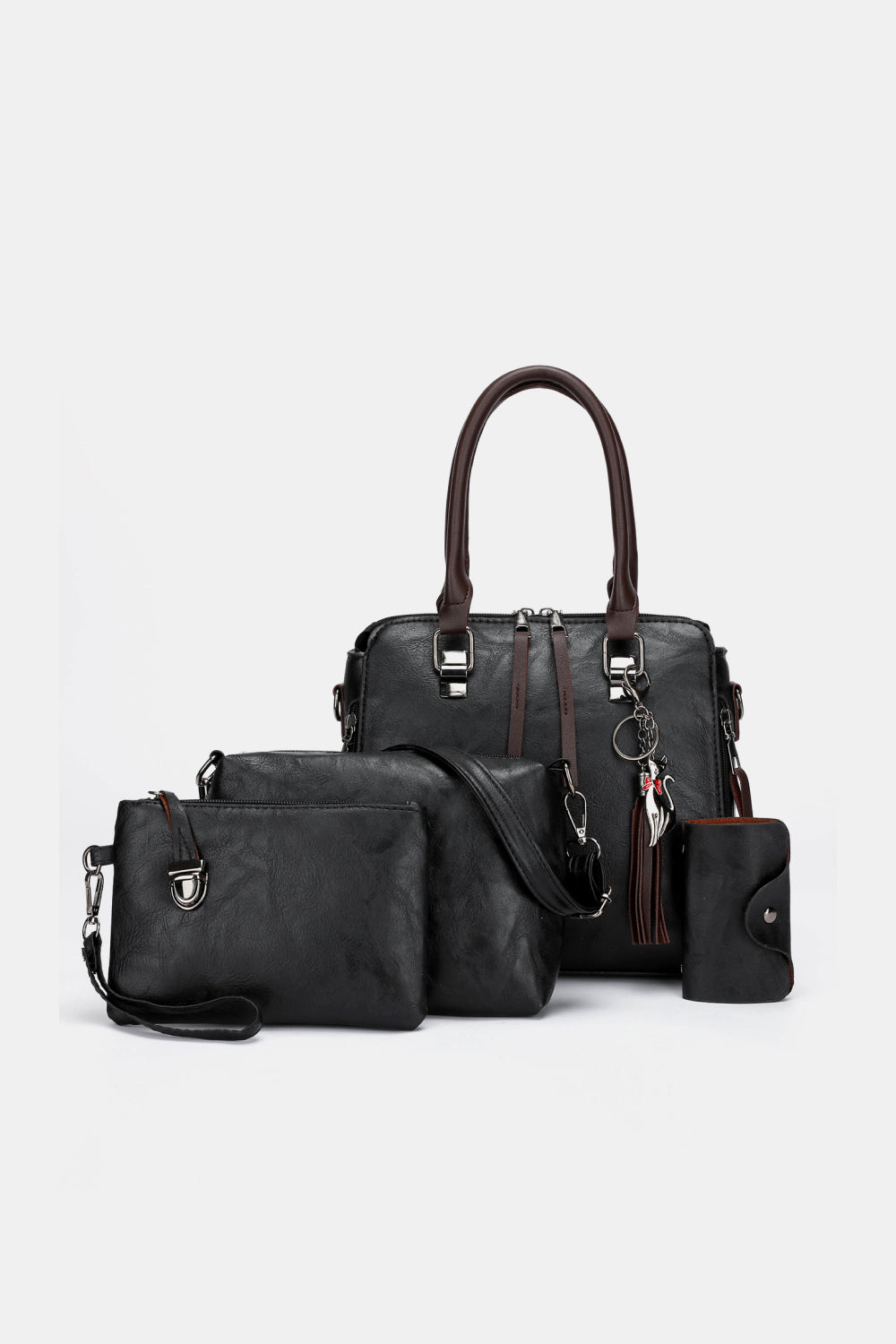 PREORDER- 4-Piece PU Leather Bag Set