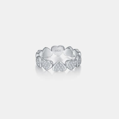 PREORDER- Moissanite 925 Sterling Silver Heart Shape Ring